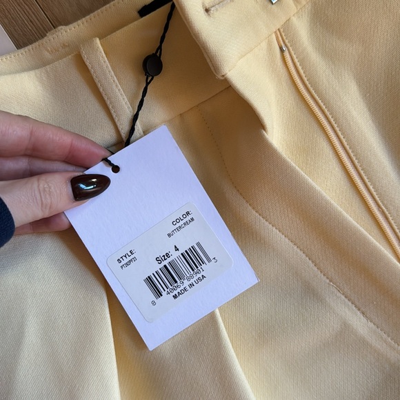NWT Brandon Maxwell Holland Pleated Wool Blend Pants - Picture 2 of 5